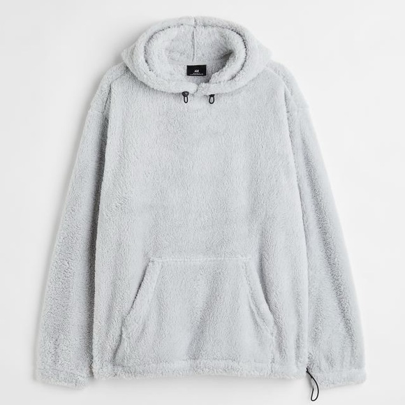 H&M Relaxed Fit Pile Hoodie XS - Picture 2 of 3